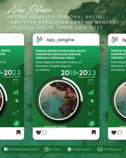 Rilis Publikasi PDRB Kabupaten Kepulauan Sangihe Menurut Lapangan Usaha Tahun 2019-2023