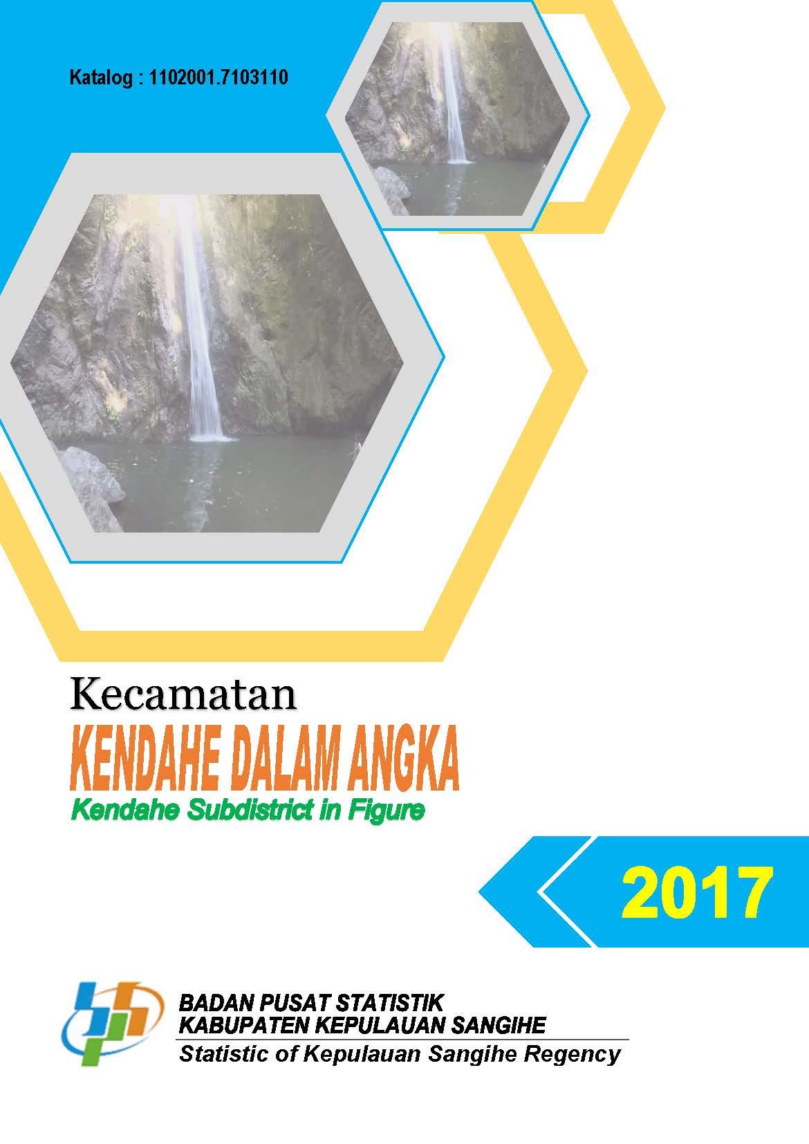 Kendahe Subdistrict in Figures 2017