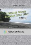 Statistik Daerah Kecamatan Tahuna Barat 2012